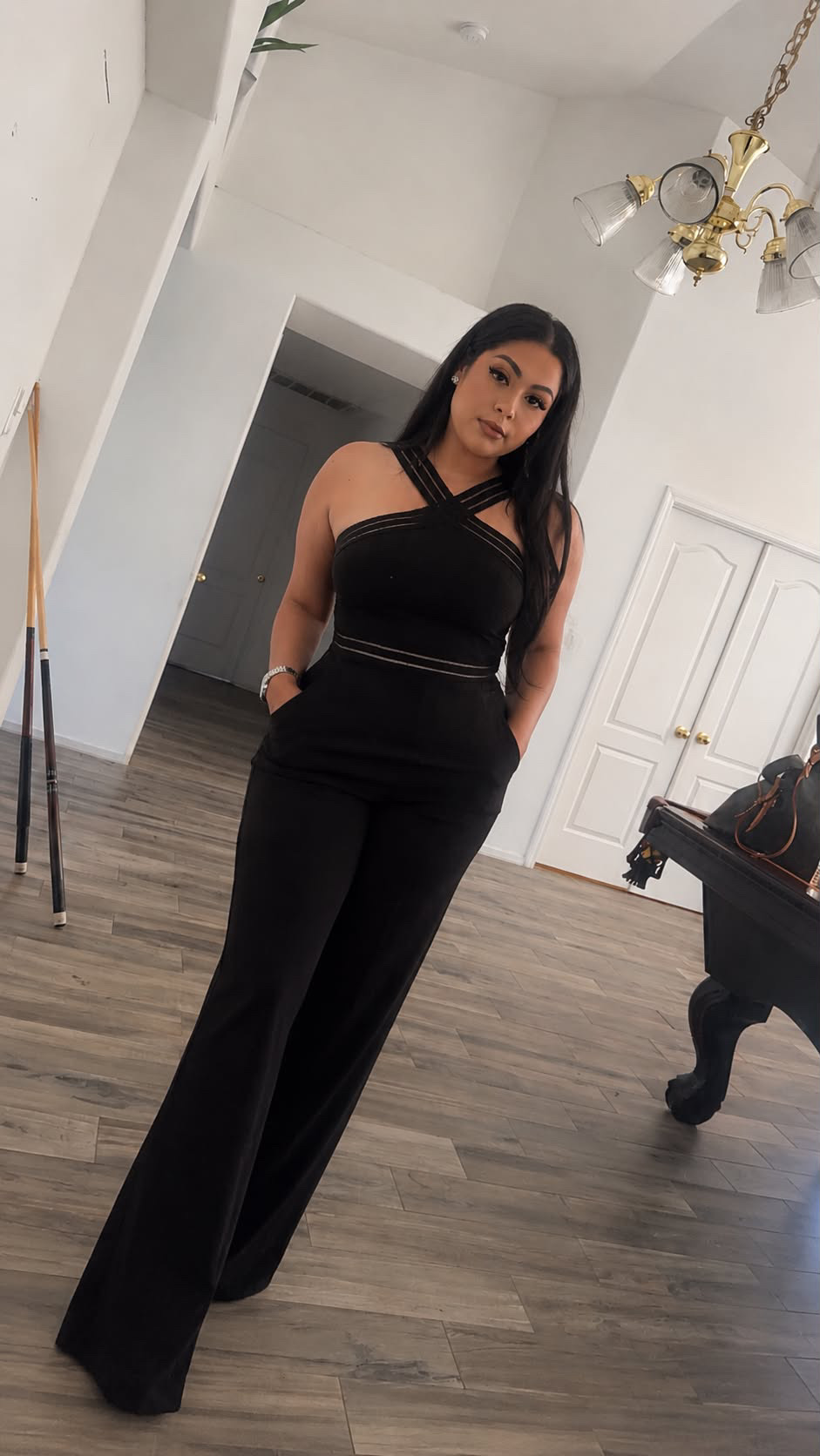 Taty Recinos inside a Bakersfield home listing