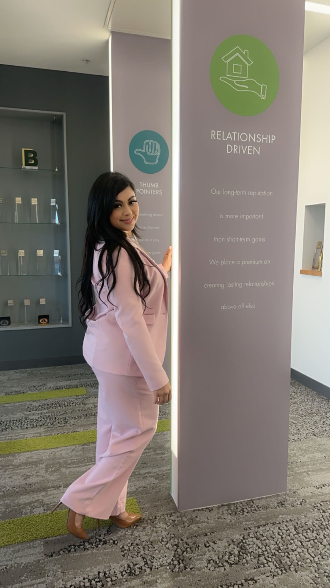 Taty Recinos at the Elite Realtors office in Bakersfield